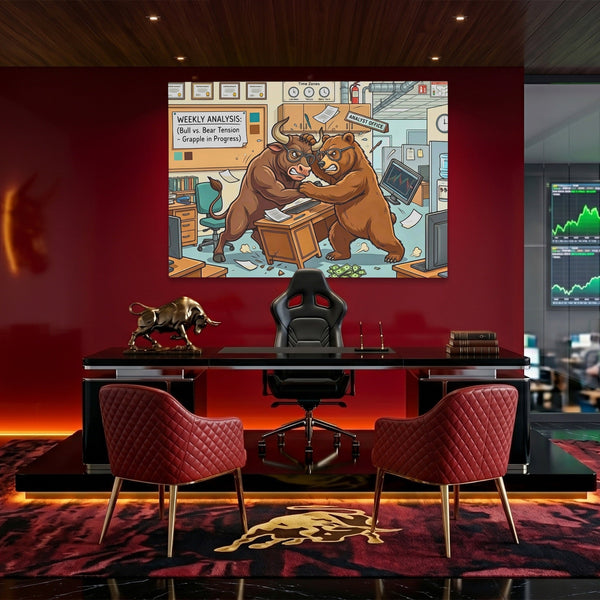 Bear Bull Office Grapple