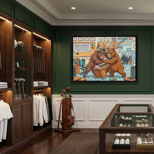 Bear Bull Office Grapple