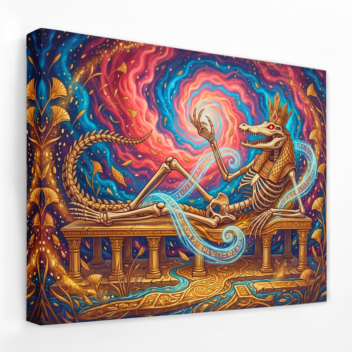 Crocodile Pharaoh Throne