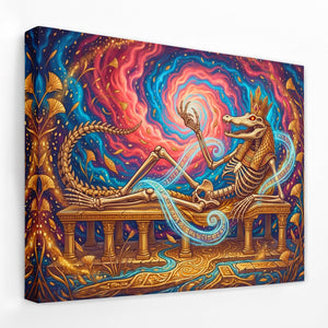 Crocodile Pharaoh Throne