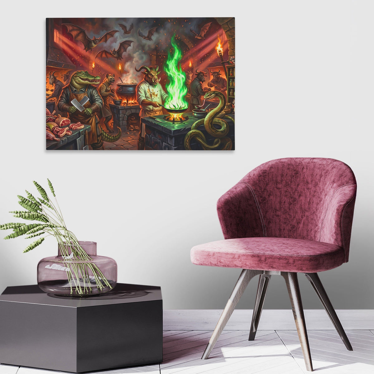 Demons Hellfire Chef - Thedopeart