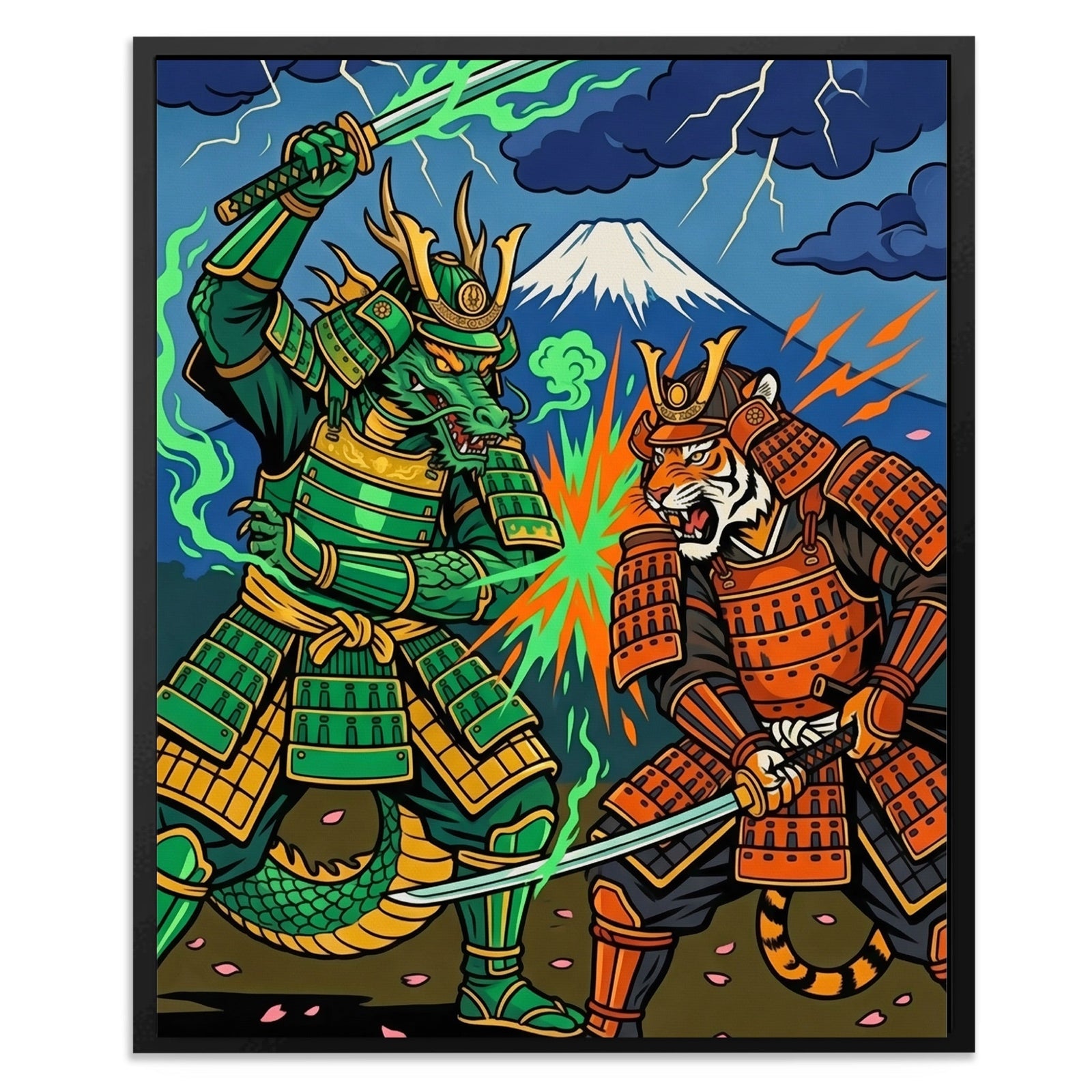 Dragon Tiger Clash - Thedopeart