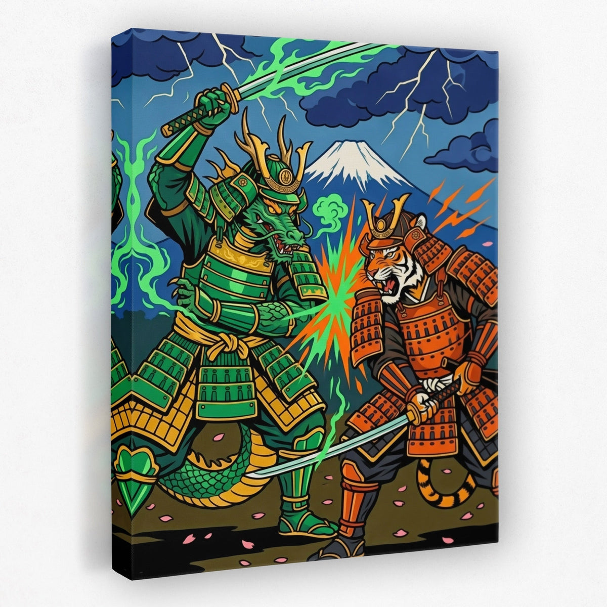 Dragon Tiger Clash - Thedopeart