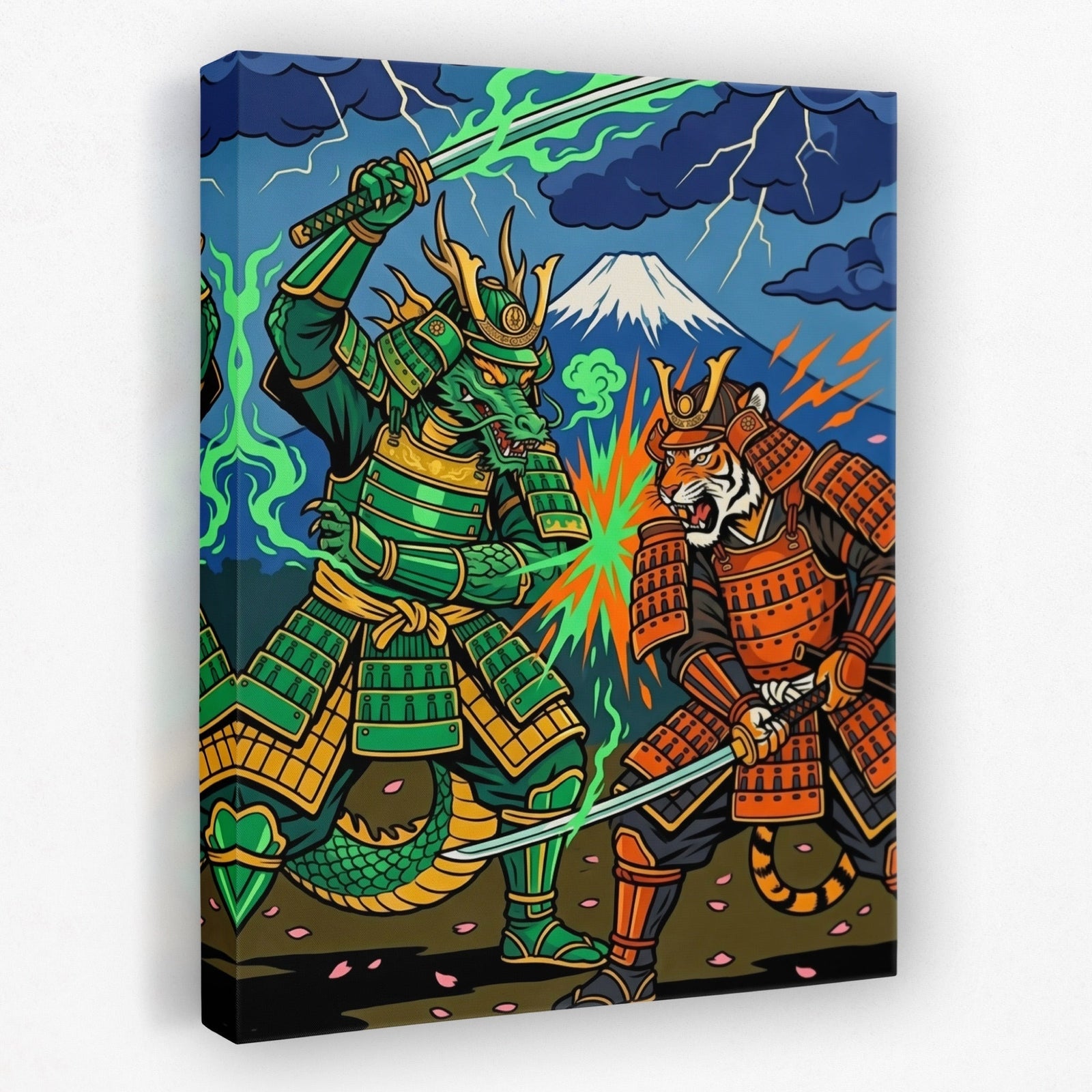 Dragon Tiger Clash - Thedopeart