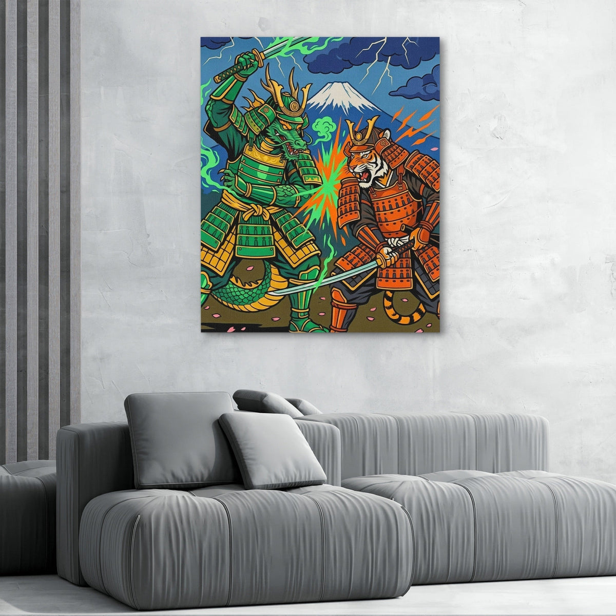Dragon Tiger Clash - Thedopeart