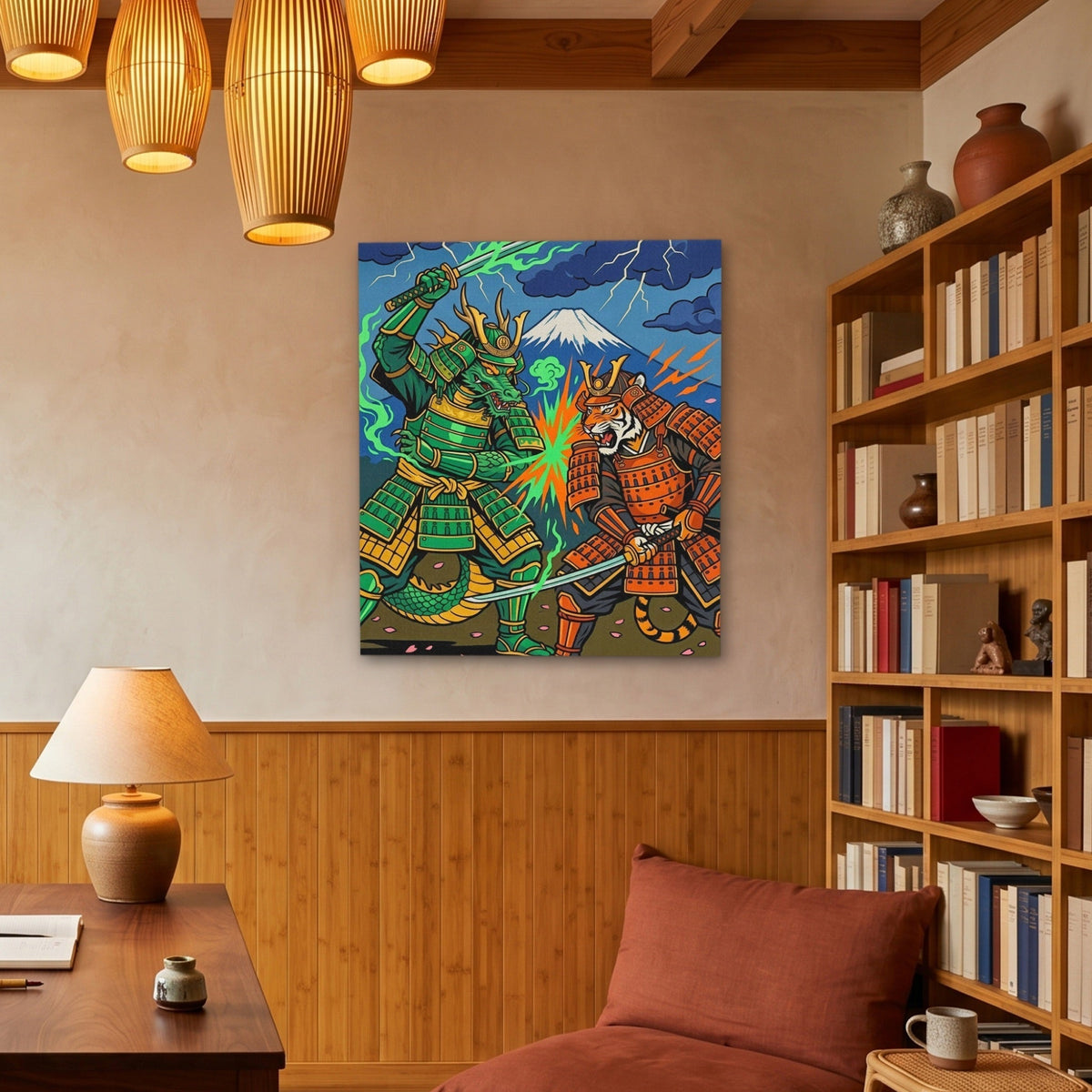 Dragon Tiger Clash - Thedopeart
