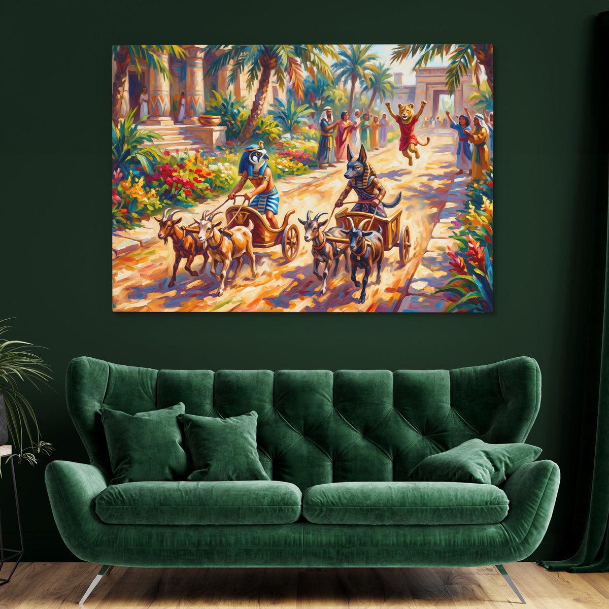 Egyptian Chariot Race - Thedopeart