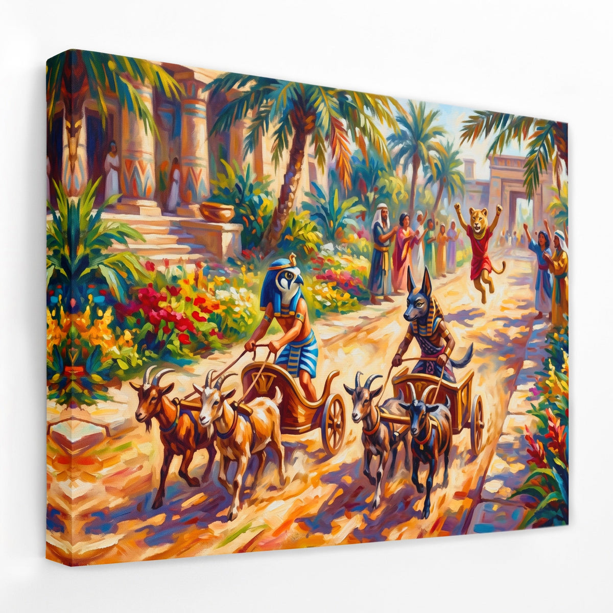 Egyptian Chariot Race - Thedopeart