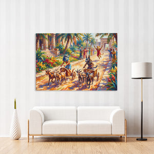 Egyptian Chariot Race - Thedopeart