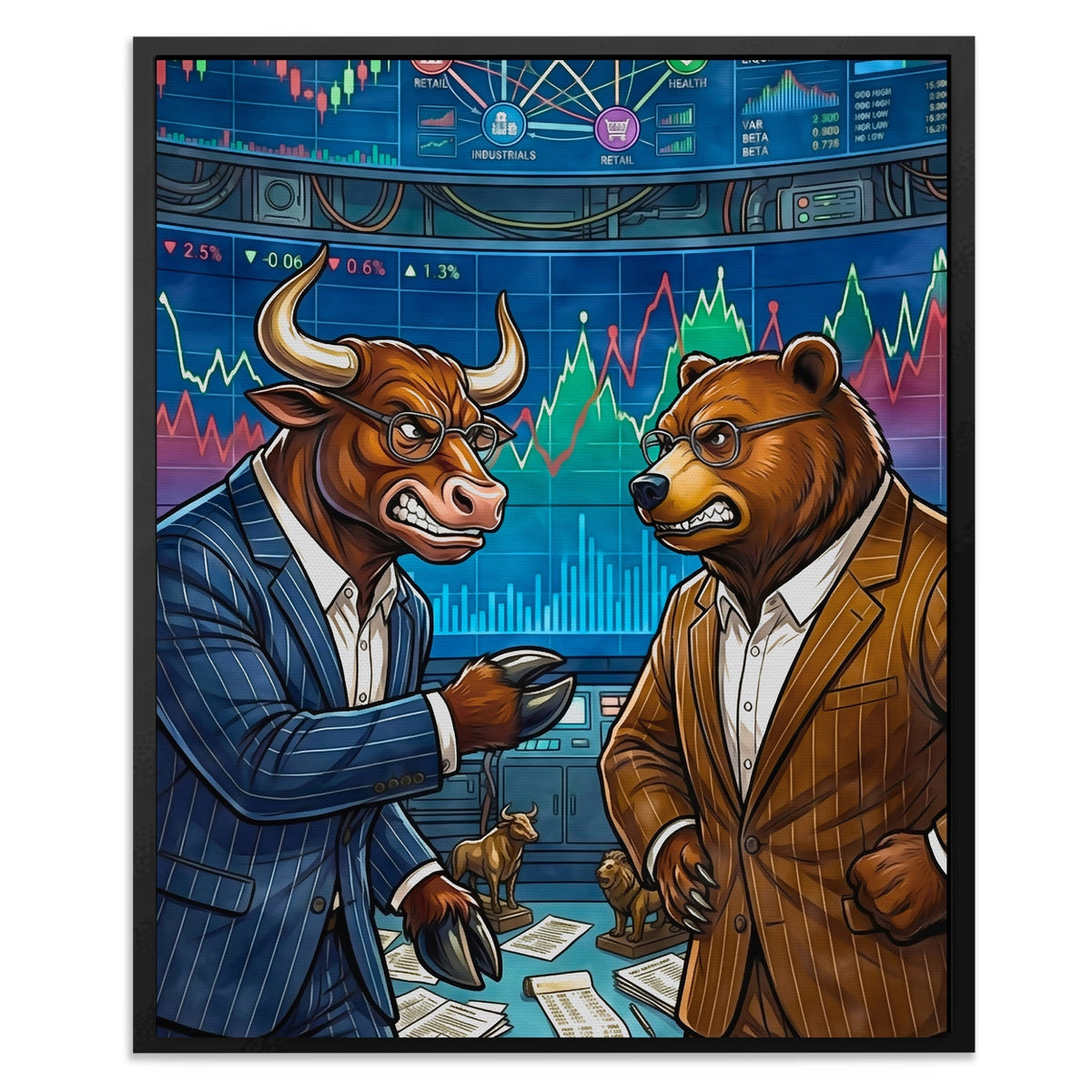 Fighting on the Stock Floor