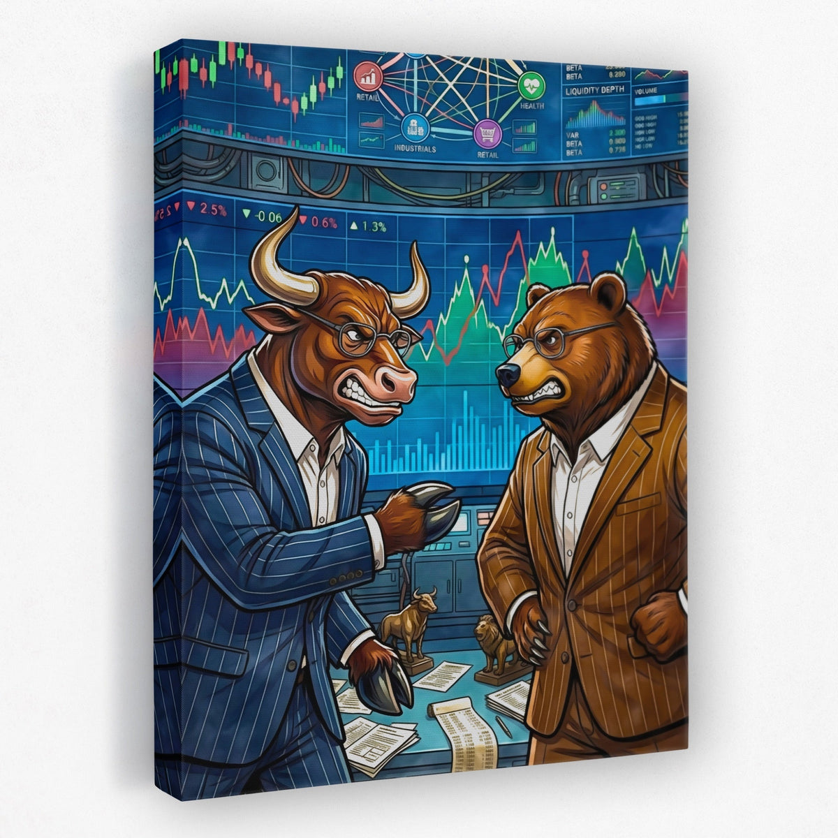 Fighting on the Stock Floor