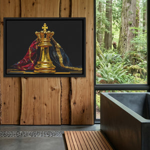 Golden King Enthroned - Thedopeart