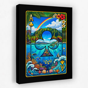 Hawaii Ace of Clubs Card