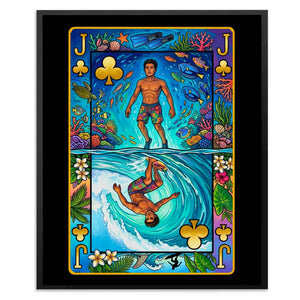 Hawaii Jack of Clubs Card