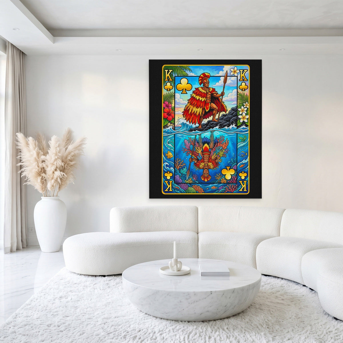 Hawaii King of Clubs Card