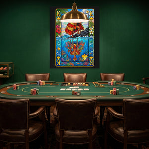 Hawaii King of Clubs Card