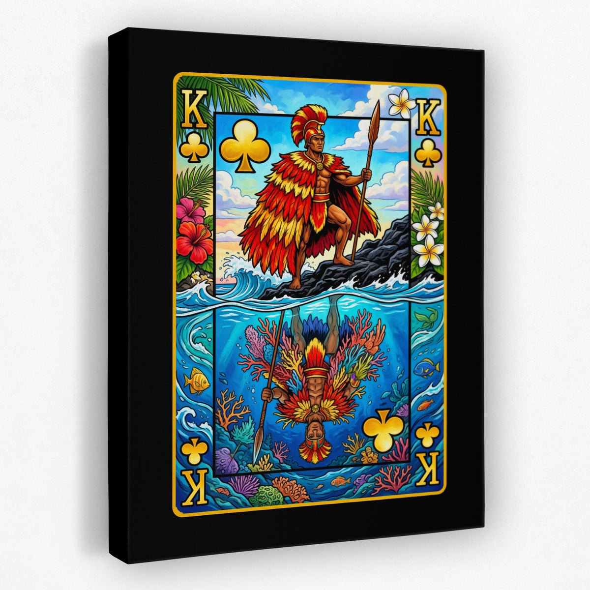 Hawaii King of Clubs Card