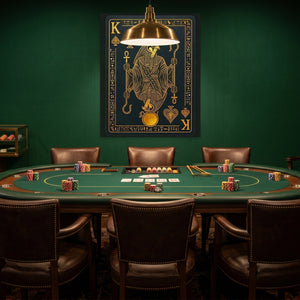 King Of Spades Egyptian Card - Thedopeart
