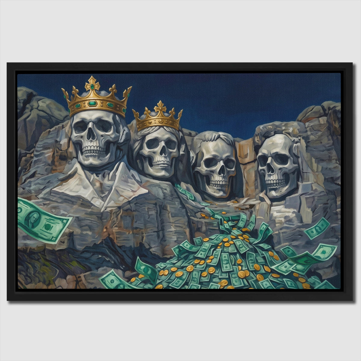 Mount Skullmore Golden - Thedopeart
