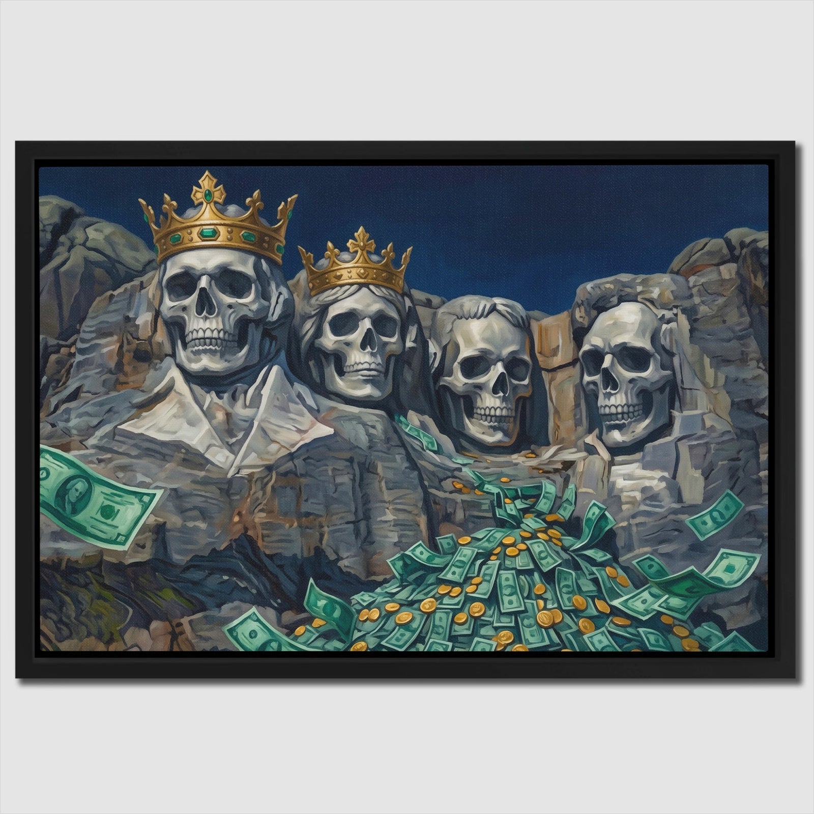Mount Skullmore Golden - Thedopeart
