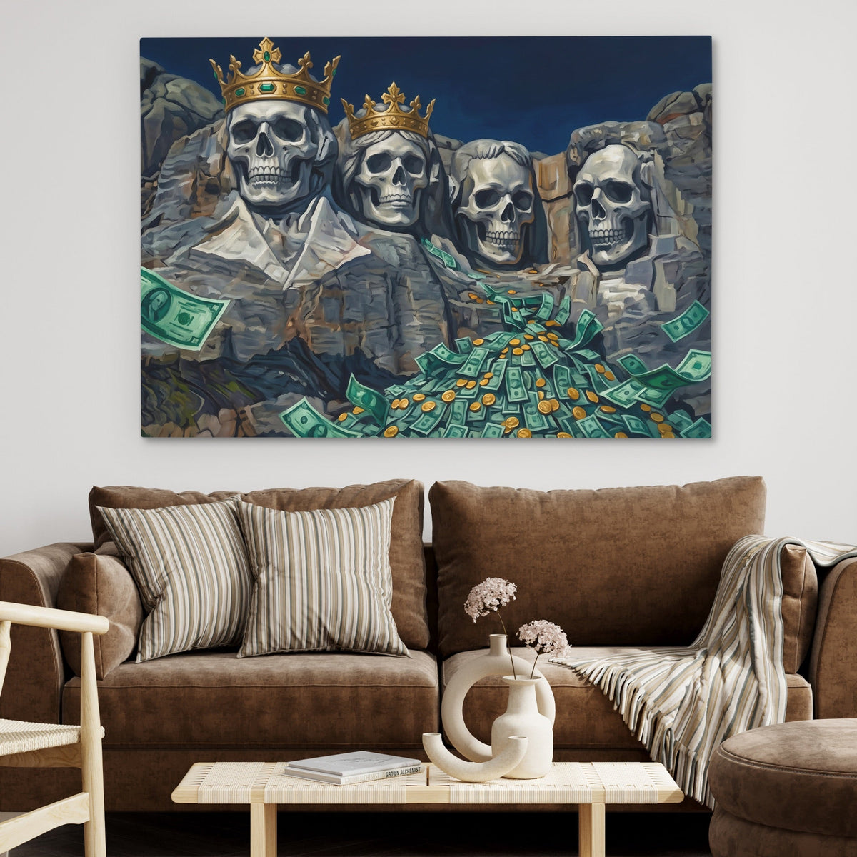 Mount Skullmore Golden - Thedopeart