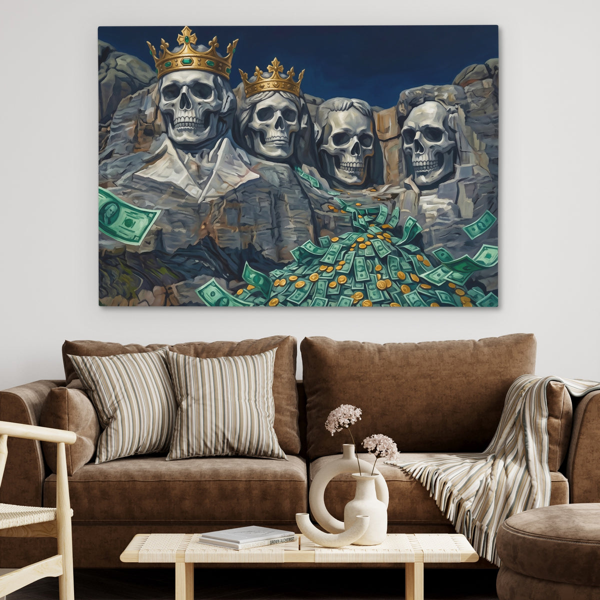 Mount Skullmore Golden - Thedopeart