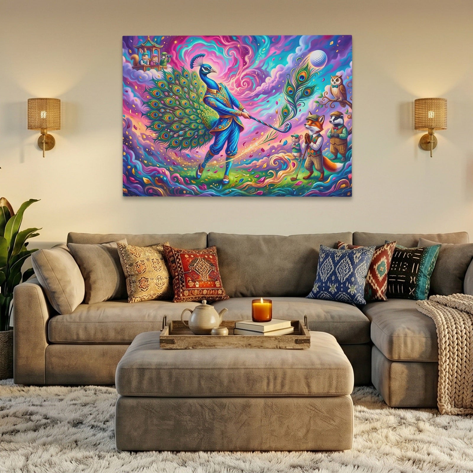 Peacock Celestial Golf