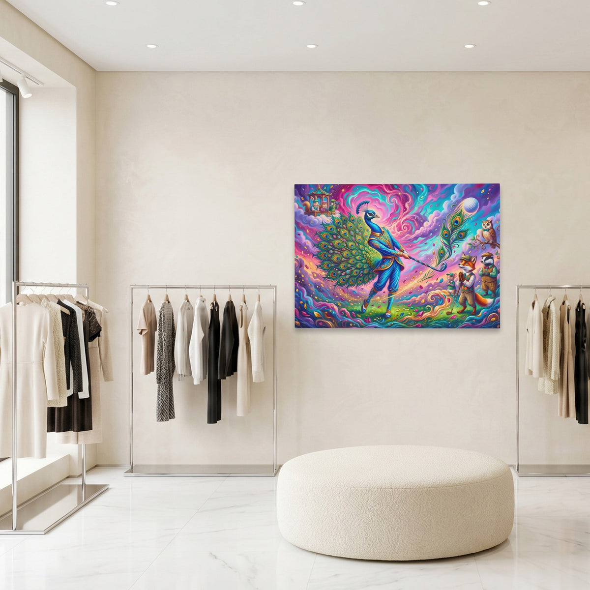 Peacock Celestial Golf