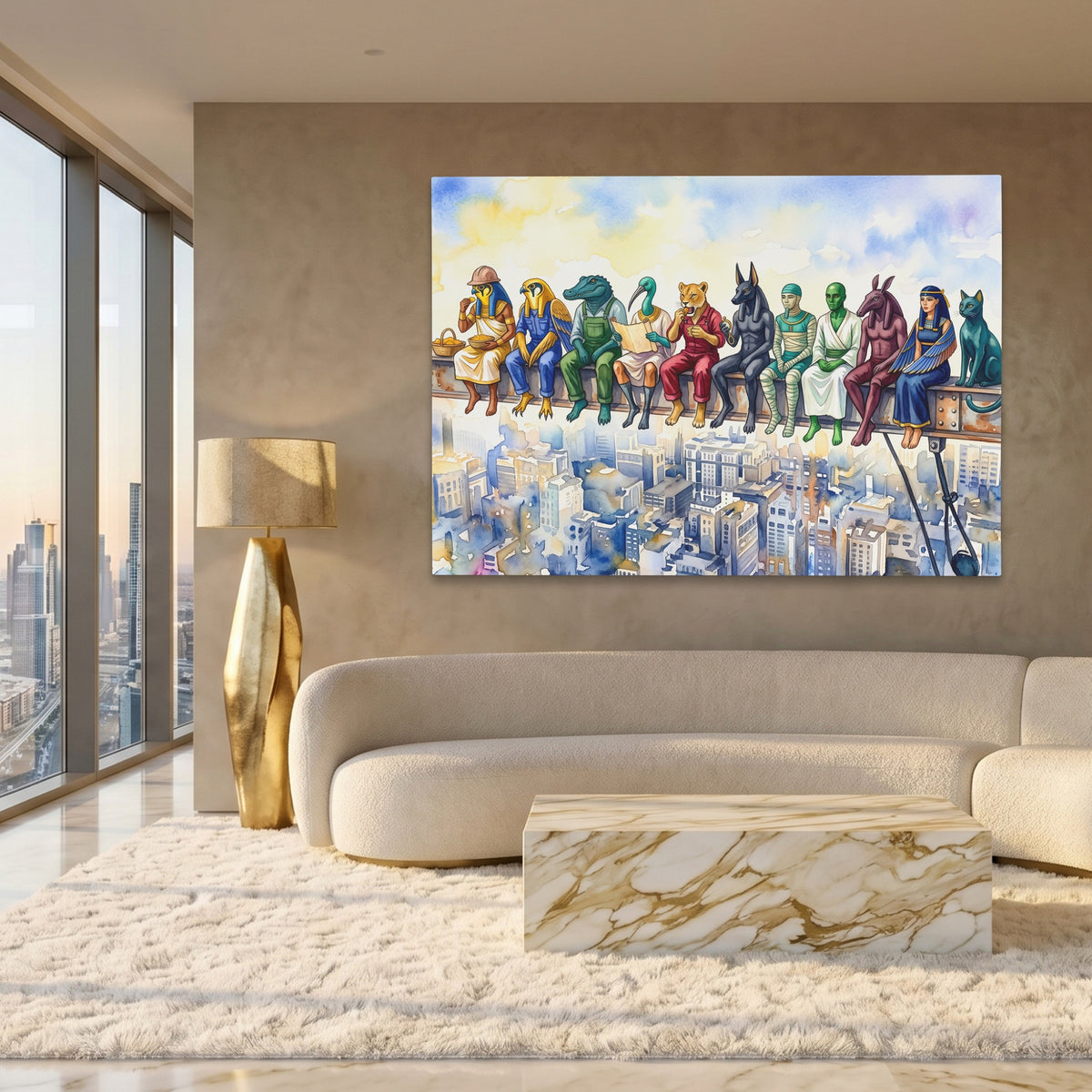 Pharaohs' Skyline Break - Thedopeart