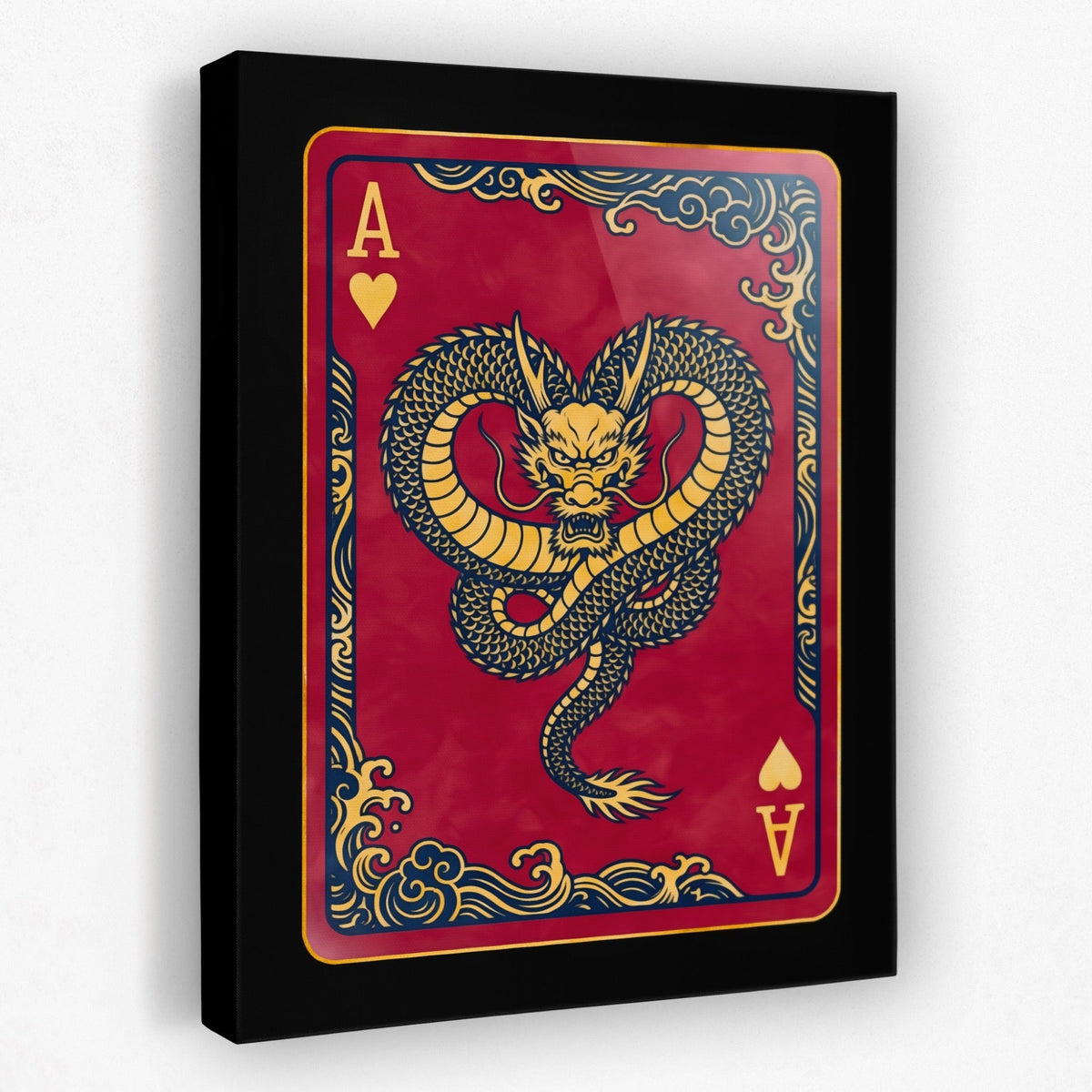 Samurai Ace Hearts Card - Thedopeart