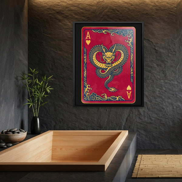 Samurai Ace Hearts Card - Thedopeart