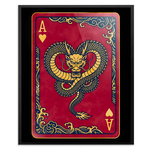 Samurai Ace Hearts Card - Thedopeart