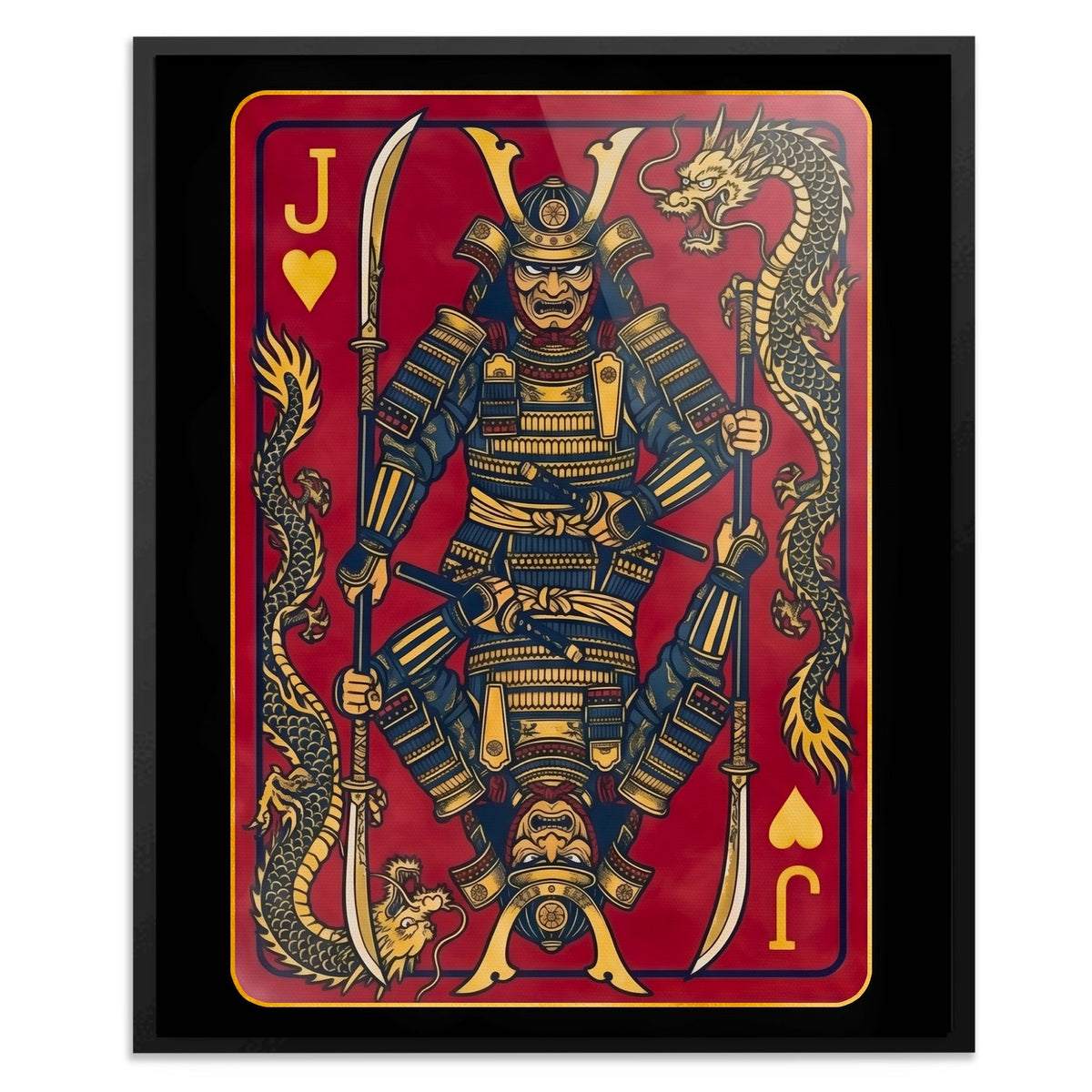Samurai Jack Hearts Card - Thedopeart