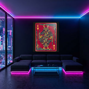 Samurai King Hearts Card - Thedopeart