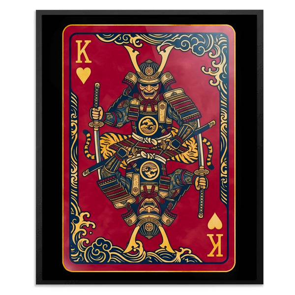 Samurai King Hearts Card - Thedopeart