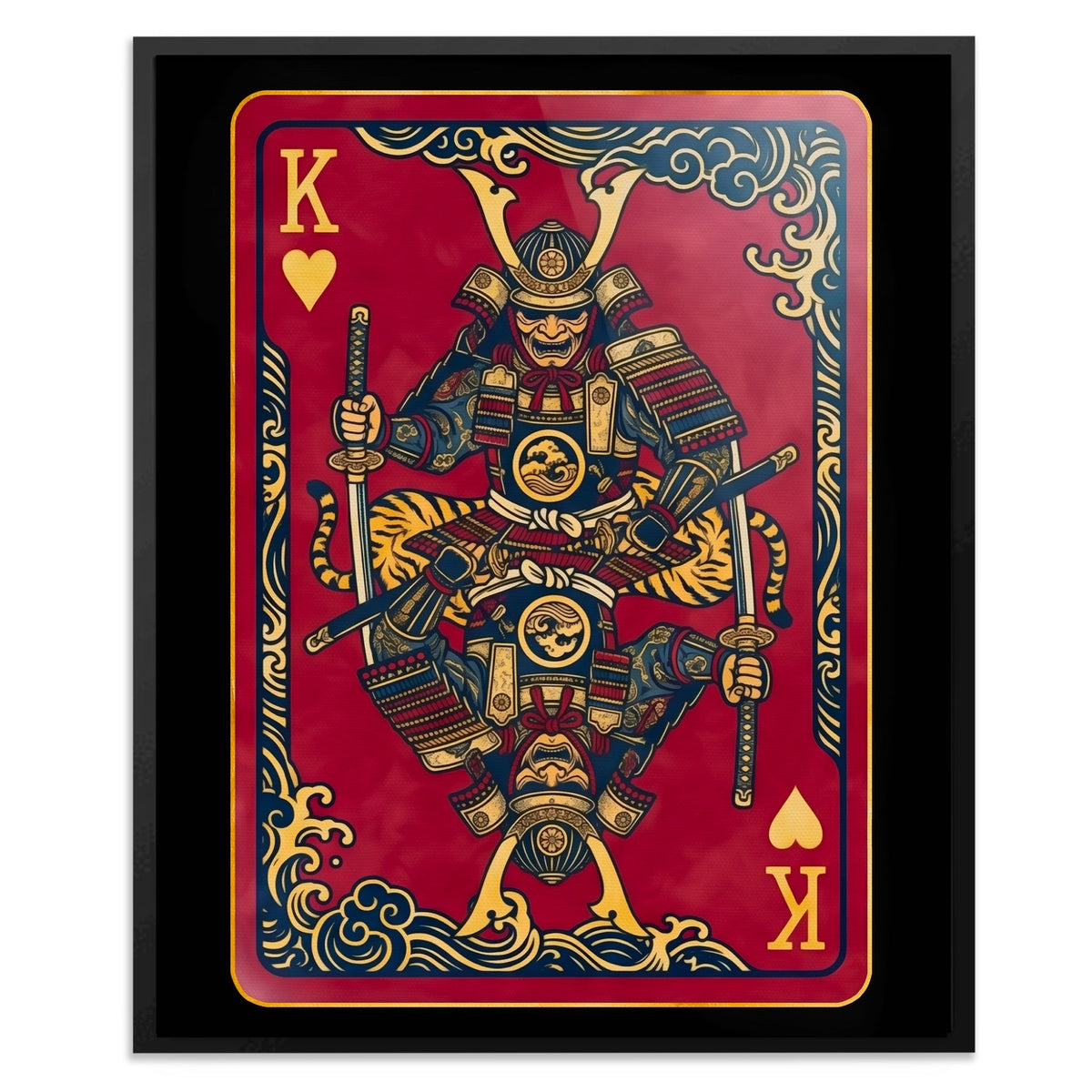 Samurai King Hearts Card - Thedopeart