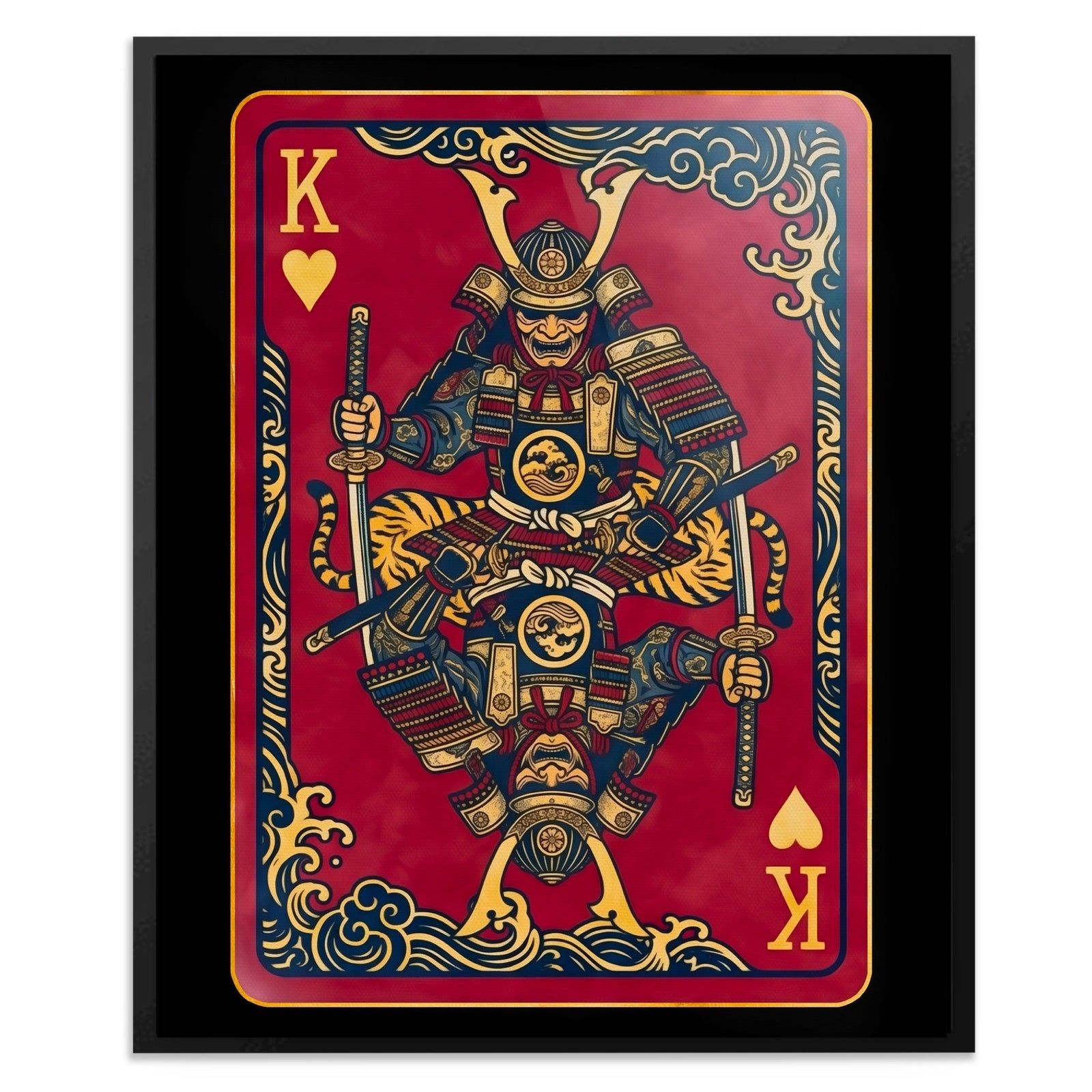 Samurai King Hearts Card - Thedopeart