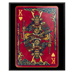 Samurai King Hearts Card - Thedopeart