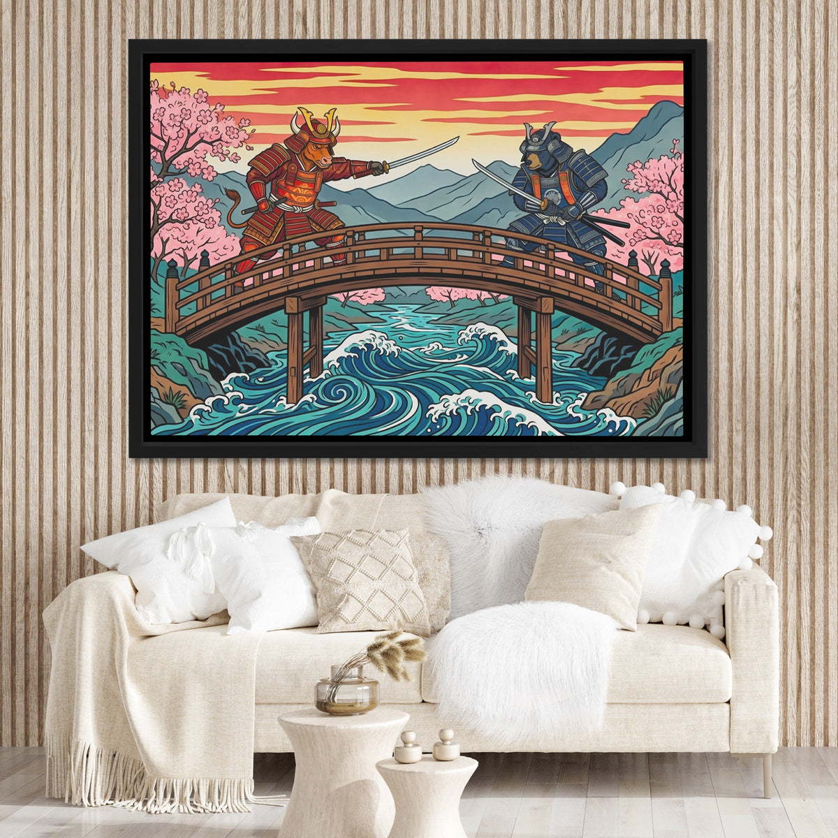 Samurais Great Wave - Thedopeart