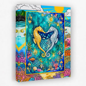 Sea Creature Ace of Hearts Card