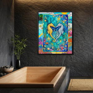 Sea Creature Ace of Hearts Card