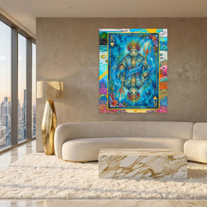 Sea Creature King of Hearts Card - Thedopeart
