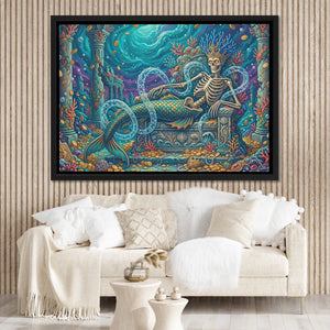 Skeletal Mermaid Throne