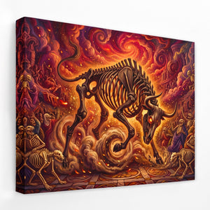 Skeleton Bull Inferno