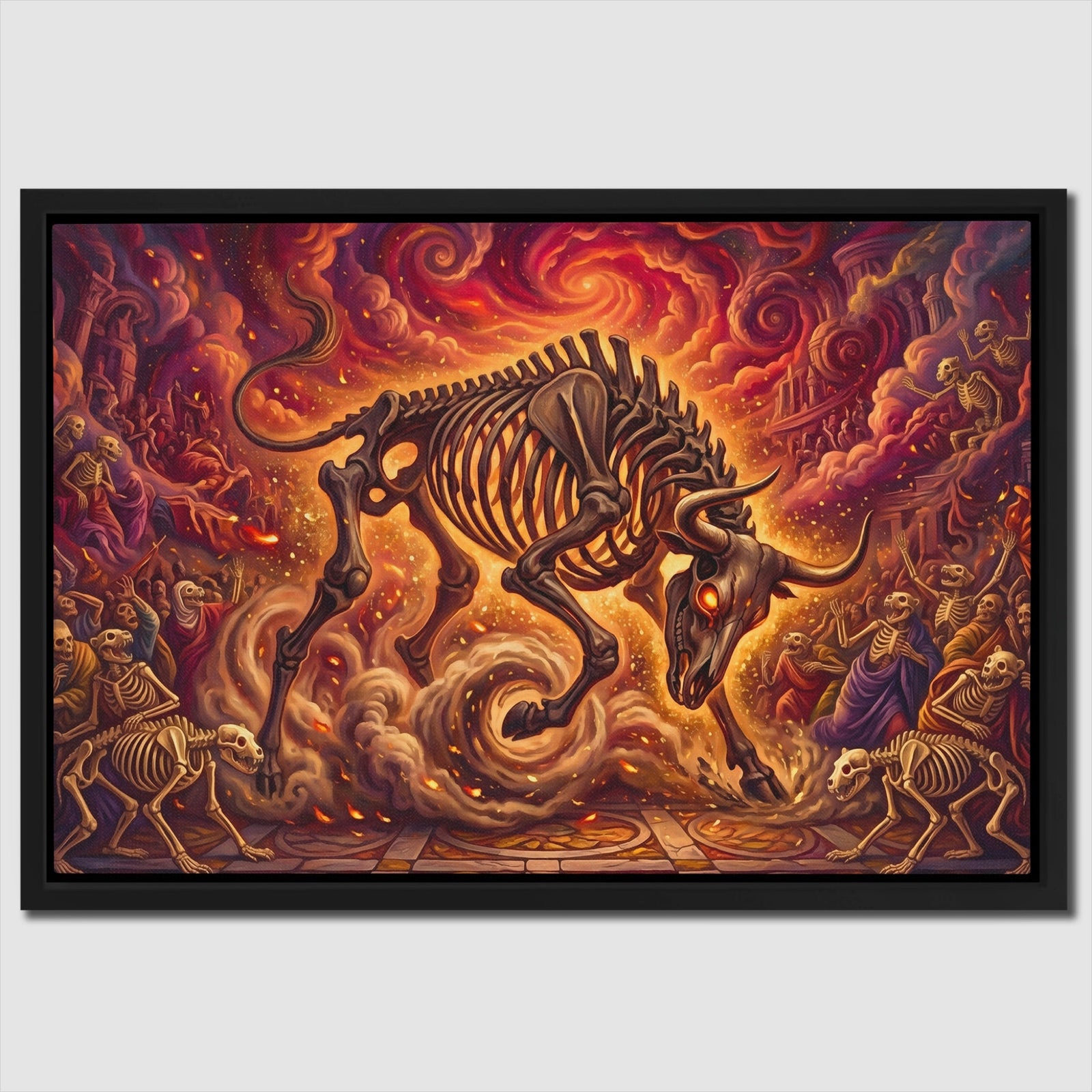 Skeleton Bull Inferno