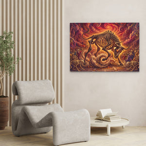 Skeleton Bull Inferno