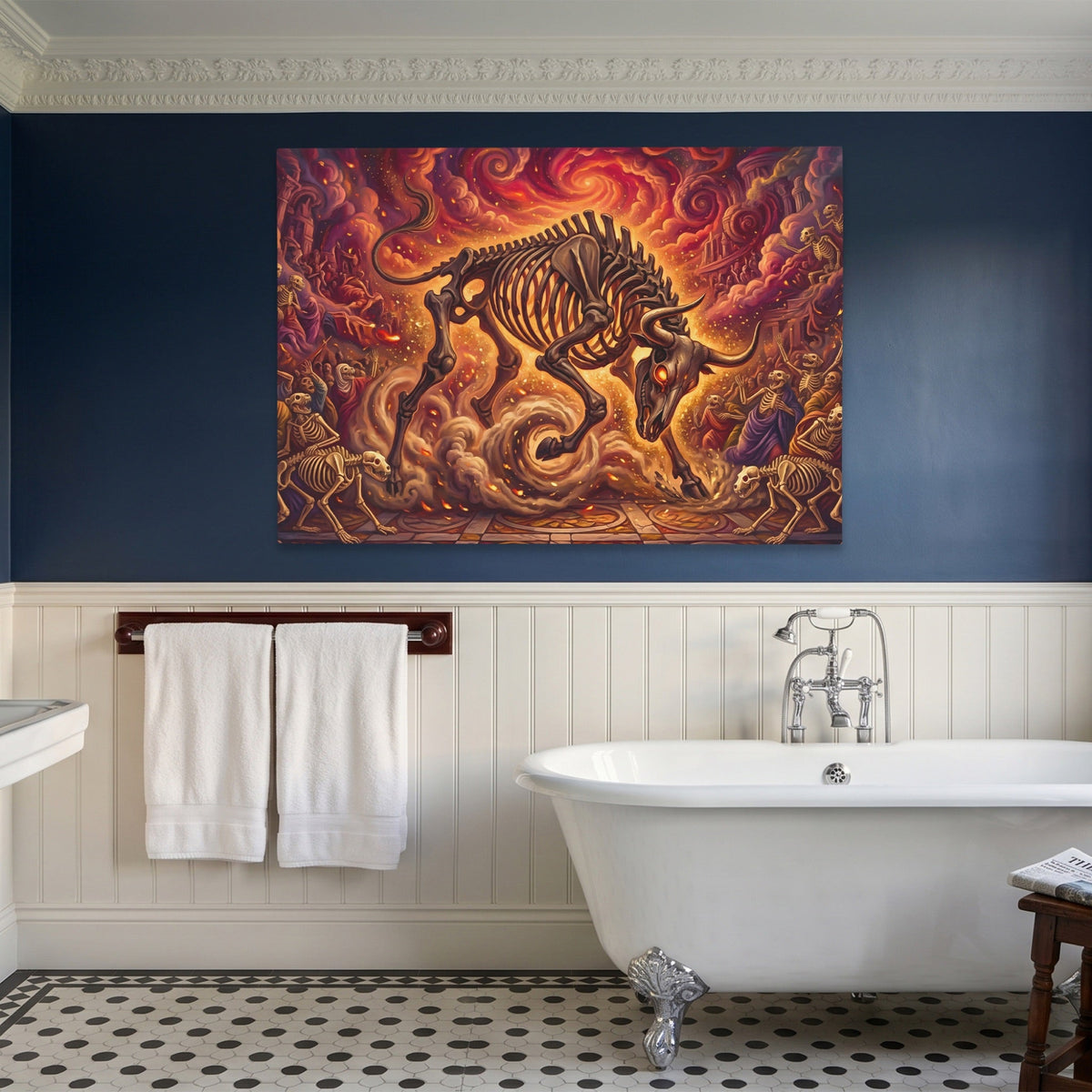 Skeleton Bull Inferno