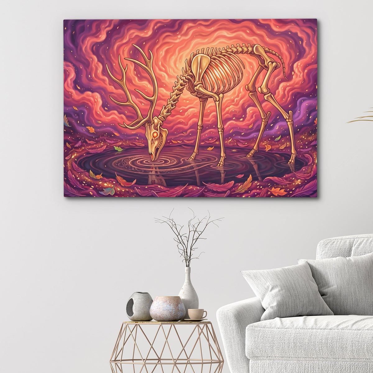Skeleton Deer Inferno