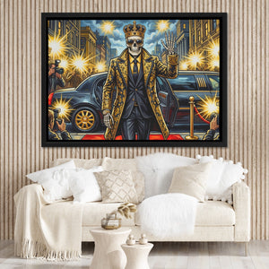 Skeleton King Crowned - Thedopeart
