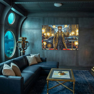 Skeleton King Crowned - Thedopeart